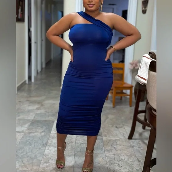 light blue short homecoming dress Light Blue Satin Spaghetti Straps Homecoming Dress PH353 main image 0